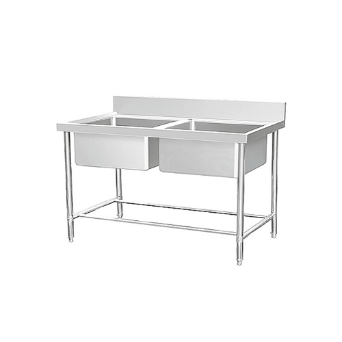 ssteel double bowl sink